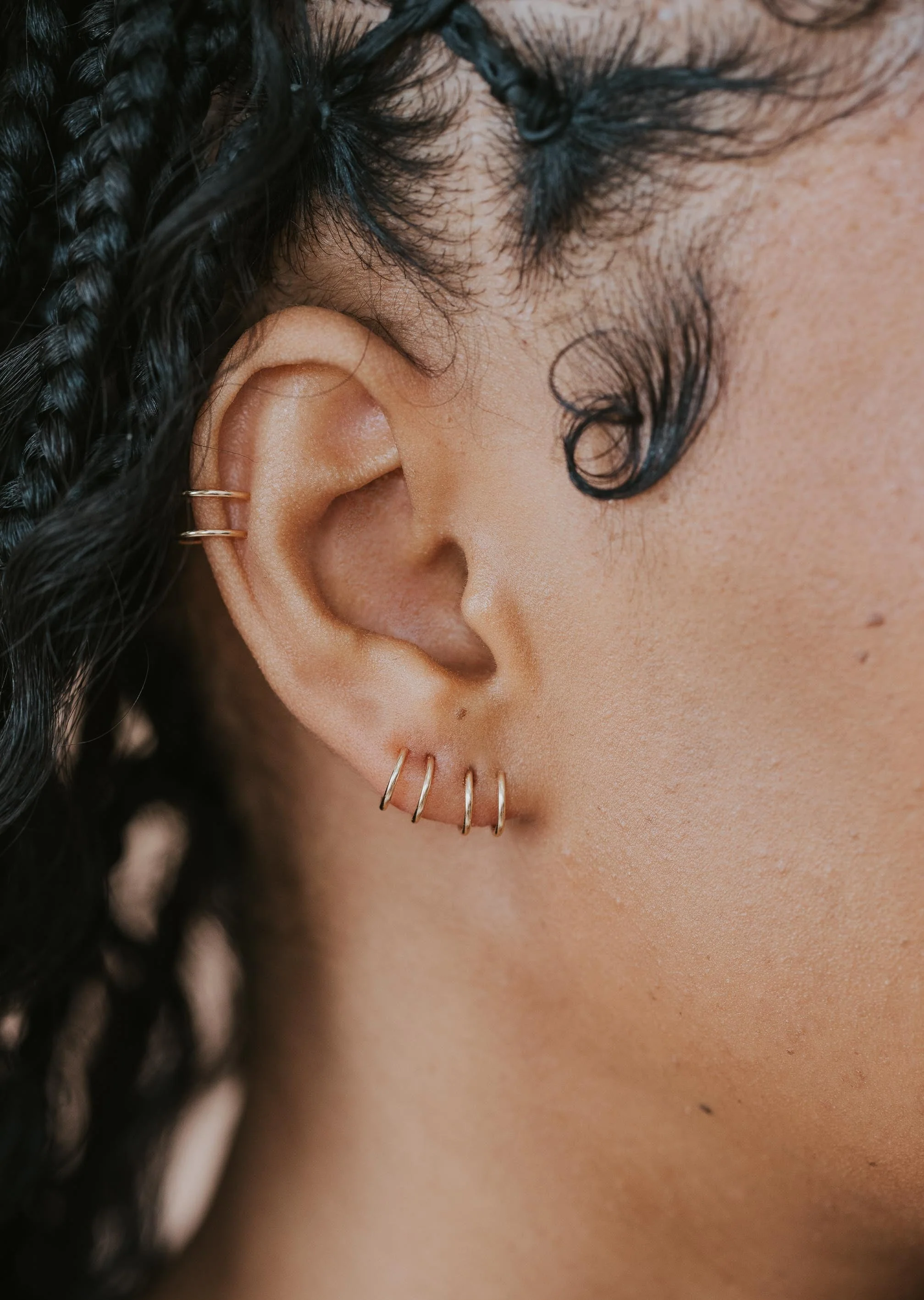 Tiny Twist Earrings - Image 9
